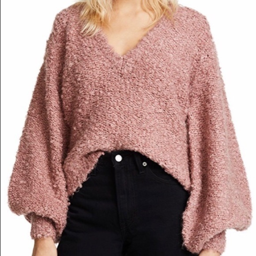 C/Meo Collective progression knit pullover sweater in quartz